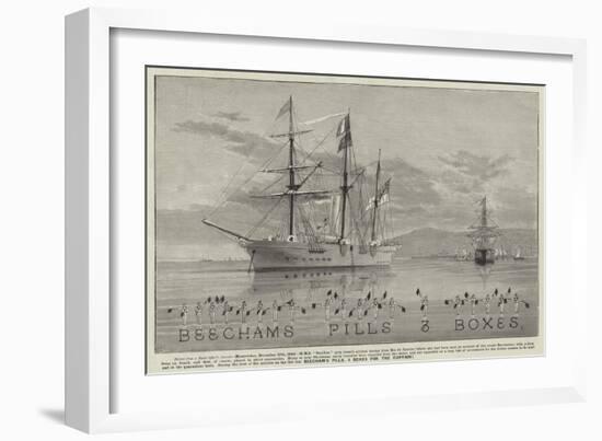 Advertisement, Beecham's Pills-null-Framed Giclee Print