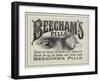 Advertisement, Beecham's Pills-null-Framed Giclee Print