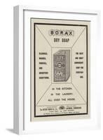 Advertisement, Borax Dry Soap-null-Framed Giclee Print