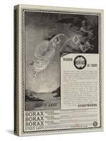 Advertisement, Borax-null-Stretched Canvas