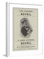 Advertisement, Bovril-null-Framed Giclee Print