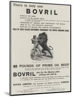 Advertisement, Bovril-null-Mounted Giclee Print