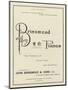 Advertisement, Brinsmead Pianos-null-Mounted Giclee Print