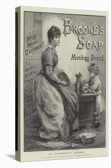 Advertisement, Brooke's Soap-Norman Prescott Davies-Stretched Canvas