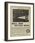 Advertisement, Bull Dog Bottled Beers-null-Framed Giclee Print