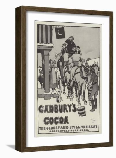 Advertisement, Cadbury's Cocoa-Cecil Aldin-Framed Giclee Print