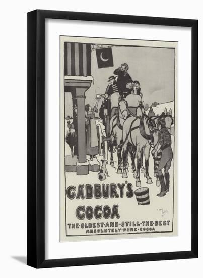 Advertisement, Cadbury's Cocoa-Cecil Aldin-Framed Giclee Print