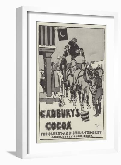 Advertisement, Cadbury's Cocoa-Cecil Aldin-Framed Giclee Print