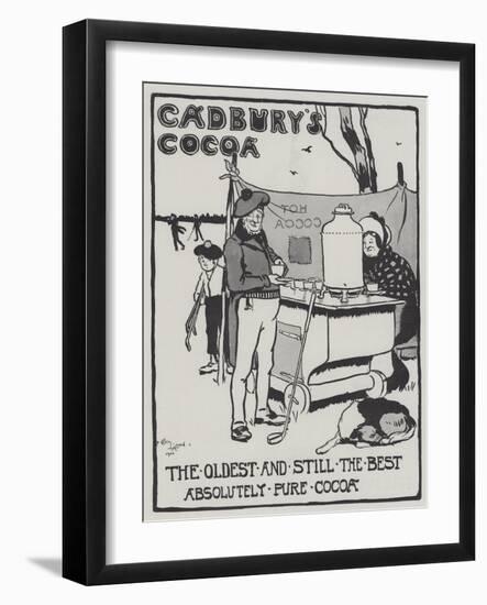 Advertisement, Cadbury's Cocoa-Cecil Aldin-Framed Giclee Print