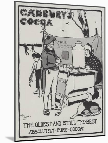 Advertisement, Cadbury's Cocoa-Cecil Aldin-Mounted Giclee Print