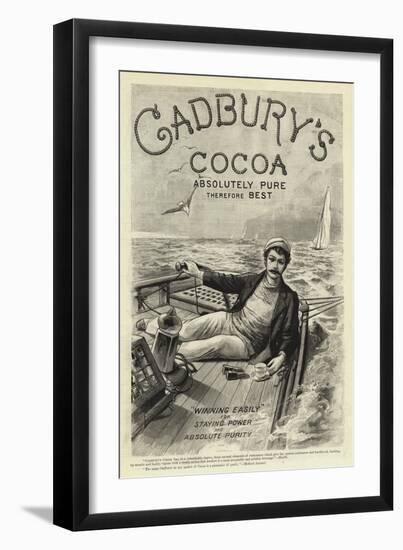 Advertisement, Cadbury's Cocoa-null-Framed Giclee Print