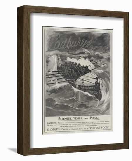 Advertisement, Cadbury's Cocoa-null-Framed Giclee Print