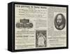 Advertisement, Cassell and Company-null-Framed Stretched Canvas