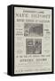 Advertisement, Chancery-Lane Safe Deposit-null-Framed Stretched Canvas