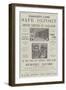 Advertisement, Chancery-Lane Safe Deposit-null-Framed Giclee Print