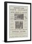 Advertisement, Chancery-Lane Safe Deposit-null-Framed Giclee Print