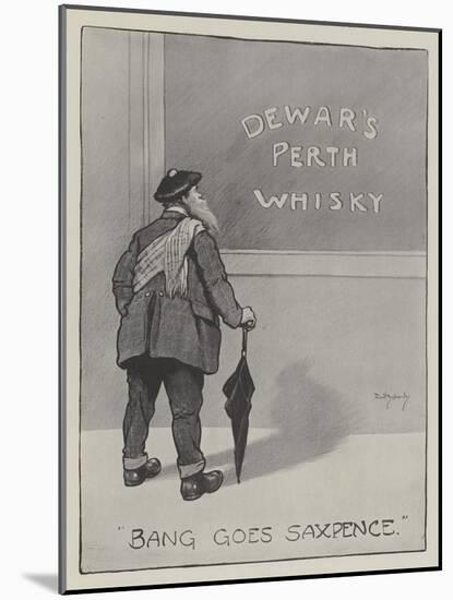 Advertisement, Dewar's Perth Whisky-David Hardy-Mounted Giclee Print