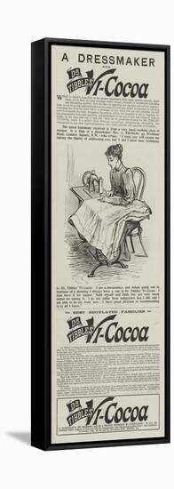 Advertisement, Dr Tibbles' Vi-Cocoa-null-Framed Stretched Canvas