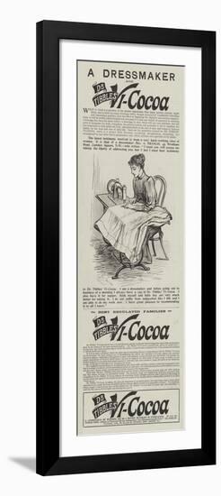 Advertisement, Dr Tibbles' Vi-Cocoa-null-Framed Giclee Print