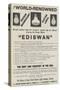 Advertisement, Ediswan Lamps-null-Stretched Canvas