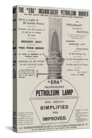 Advertisement, Era Incandescent Petroleum Burner-null-Stretched Canvas