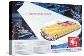 Advertisement for a Buick Motorcar, 1945-null-Stretched Canvas