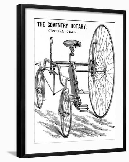 Advertisement for a Rudge Coventry Rotary Tandem Tricycle-null-Framed Photographic Print