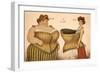 Advertisement for a Slimming Course-null-Framed Giclee Print