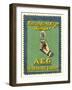 Advertisement for Aeg Electric Light Bulbs-null-Framed Giclee Print