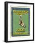 Advertisement for Aeg Electric Light Bulbs-null-Framed Giclee Print