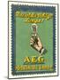 Advertisement for Aeg Electric Light Bulbs-null-Mounted Giclee Print