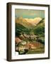 Advertisement for "Allevard Les Bains," Isere-null-Framed Giclee Print