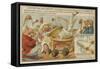 Advertisement for Amieux Freres Pate De Fois Gras-null-Framed Stretched Canvas