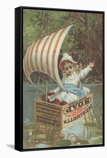 Advertisement for Babbitt's Best Soap, C.1880-American School-Framed Stretched Canvas