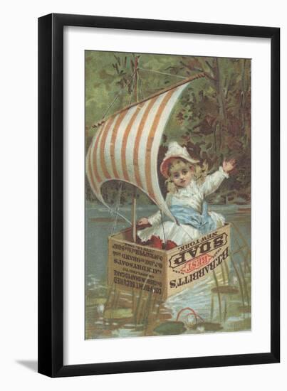 Advertisement for Babbitt's Best Soap, C.1880-American School-Framed Giclee Print