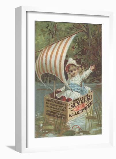 Advertisement for Babbitt's Best Soap, C.1880-American School-Framed Giclee Print