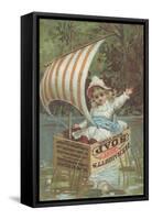 Advertisement for Babbitt's Best Soap, C.1880-American School-Framed Stretched Canvas