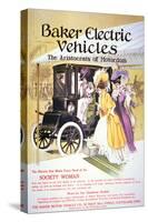 Advertisement for Baker Electric Motor Vehicles, 1909-null-Stretched Canvas