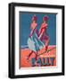 Advertisement for Bally Sandals, 1935 (Colour Litho)-Gerald-Framed Giclee Print