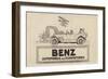 Advertisement for Benz Car and Aircraft Engines-null-Framed Giclee Print