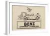 Advertisement for Benz Car and Aircraft Engines-null-Framed Giclee Print