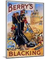 Advertisement for Berry's Boot Polish, 1887-null-Mounted Giclee Print