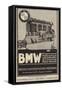 Advertisement for Bmw Engines-null-Framed Stretched Canvas