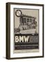 Advertisement for Bmw Engines-null-Framed Giclee Print