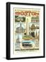 Advertisement for Boston Tours-null-Framed Art Print