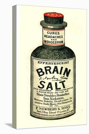Advertisement for 'Brain Salt', 1890s-null-Stretched Canvas