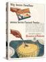 Advertisement for 'Brown and Polson' Custard Powder-null-Stretched Canvas