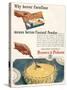 Advertisement for 'Brown and Polson' Custard Powder-null-Stretched Canvas