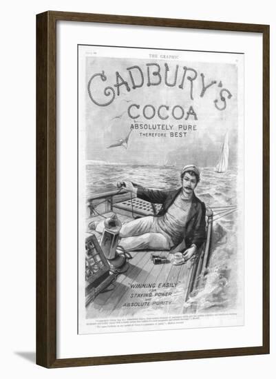 Advertisement for Cadbury's Cocoa, 1890-null-Framed Giclee Print