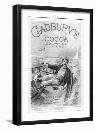 Advertisement for Cadbury's Cocoa, 1890-null-Framed Giclee Print